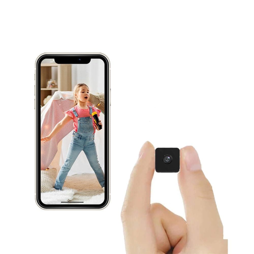 1080P Spy Camera WiFi Camera Hidden Home Security Nanny Cam with Phone App Control Mini Small Cam Night Vision Motion Detection Video Recording