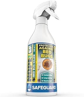NOPE! CP Bed Bug Killer Spray Treatment (500ml) - Odourless & Non-Staining, Extended Residual Kill up to 3 Months for Mattress, Bed Frames, Carpets, Furniture