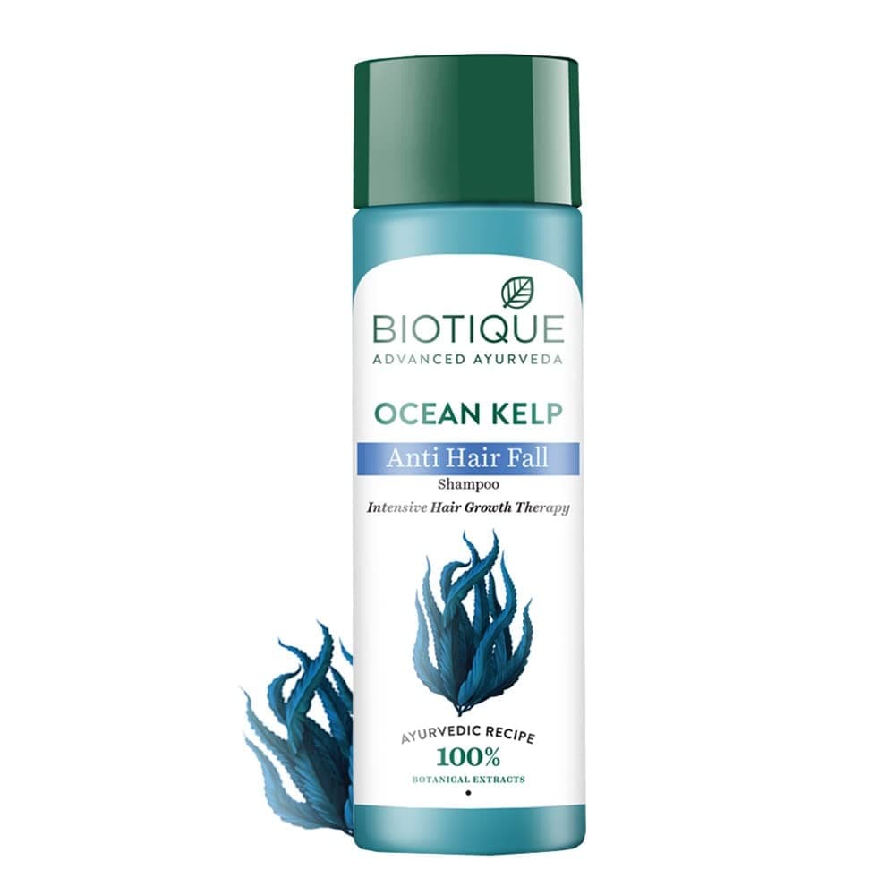 Bio Kelp Protein Shampoo For Falling Hair 120Ml I Intensive Hair Growth Treatment I Blend Of Pure Kelp, Natural Proteins, Peppermint Oil And Mint Leaf Extract