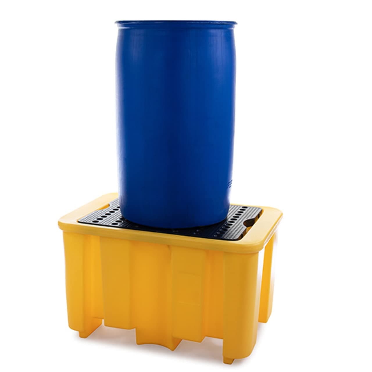 Single Drum Spill Pallet - Durable Polyethylene Containment Solution for 205 Litre Drums