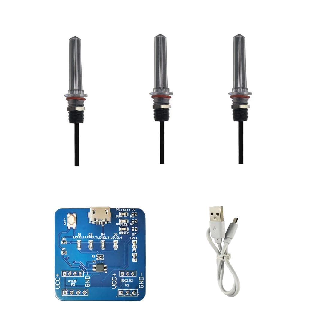 EPTTECH Optical Infrared Four Point Water Liquid Oil Fuel Fluid Level Sensor Controller High Sensibility-Use to Detect Liquid Level(Pack of 3)