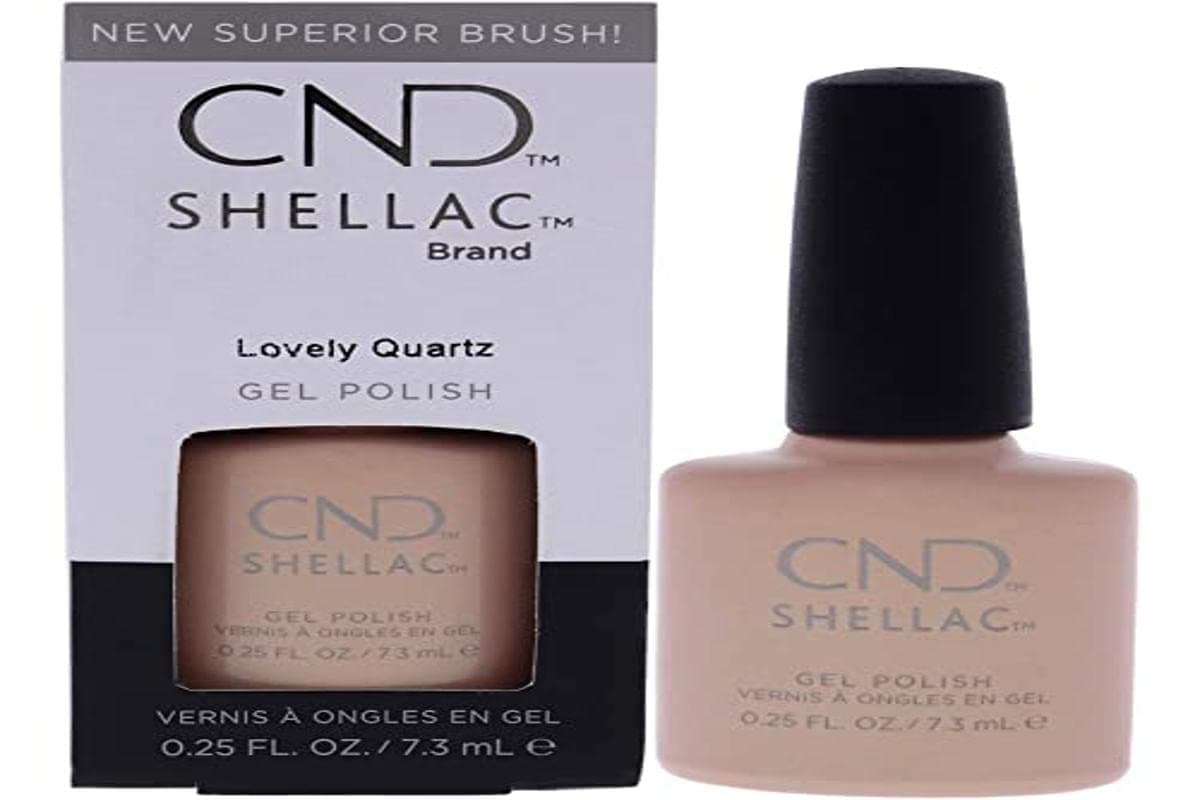 CND Shellac Gel Nail Polish. Color : Lovely Quartz