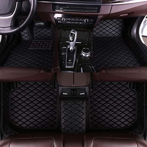 Leesville Artificial Leather Floor Mats Fit for Mercedes-Benz GLC-Class,2015-2019 Full Surrounded Waterproof Carpet Custom Mercedes-Benz Floor Mats Black