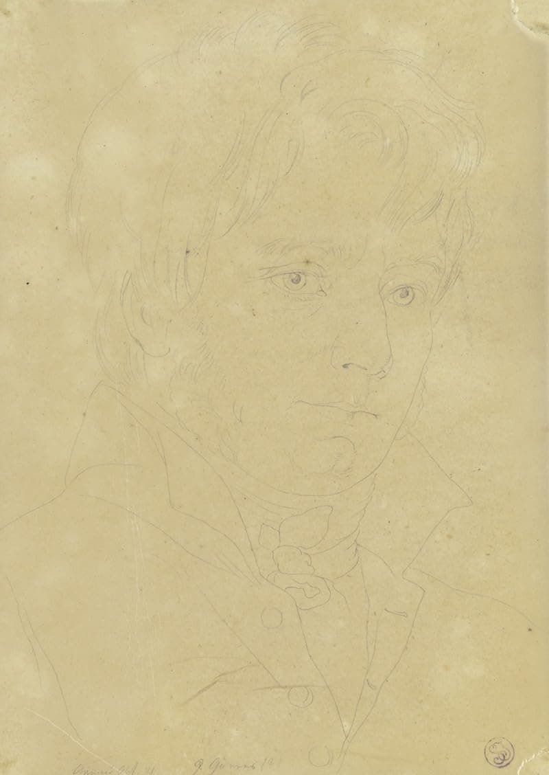 Bildnis Johann Joseph Görres (1821) Poster Print by Karl Sandhaas (18 x 24)