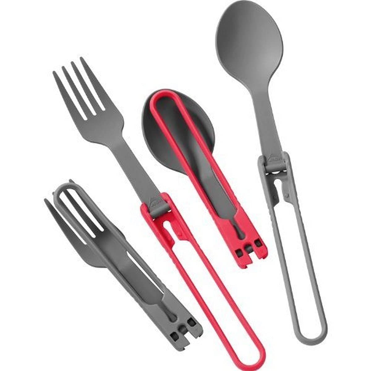 4-Piece Folding Camping Spoon and Fork Set