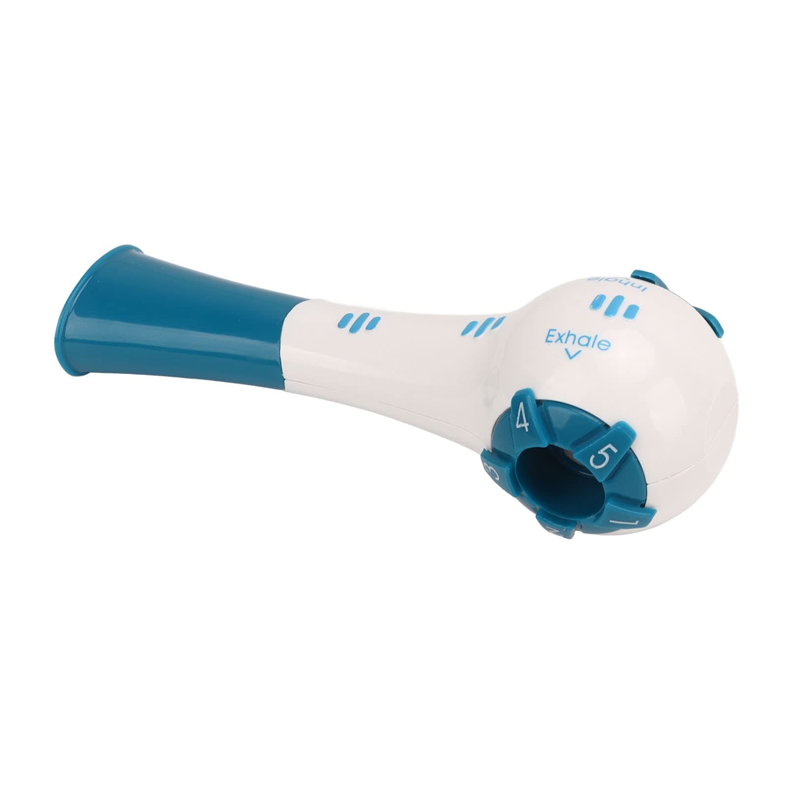 Breathing Exerciser, Lung Recovery Exerciser Inhalation Exhalation Training Drug Free Respiratory Therapy for All Ages for Outdoor (Blue)