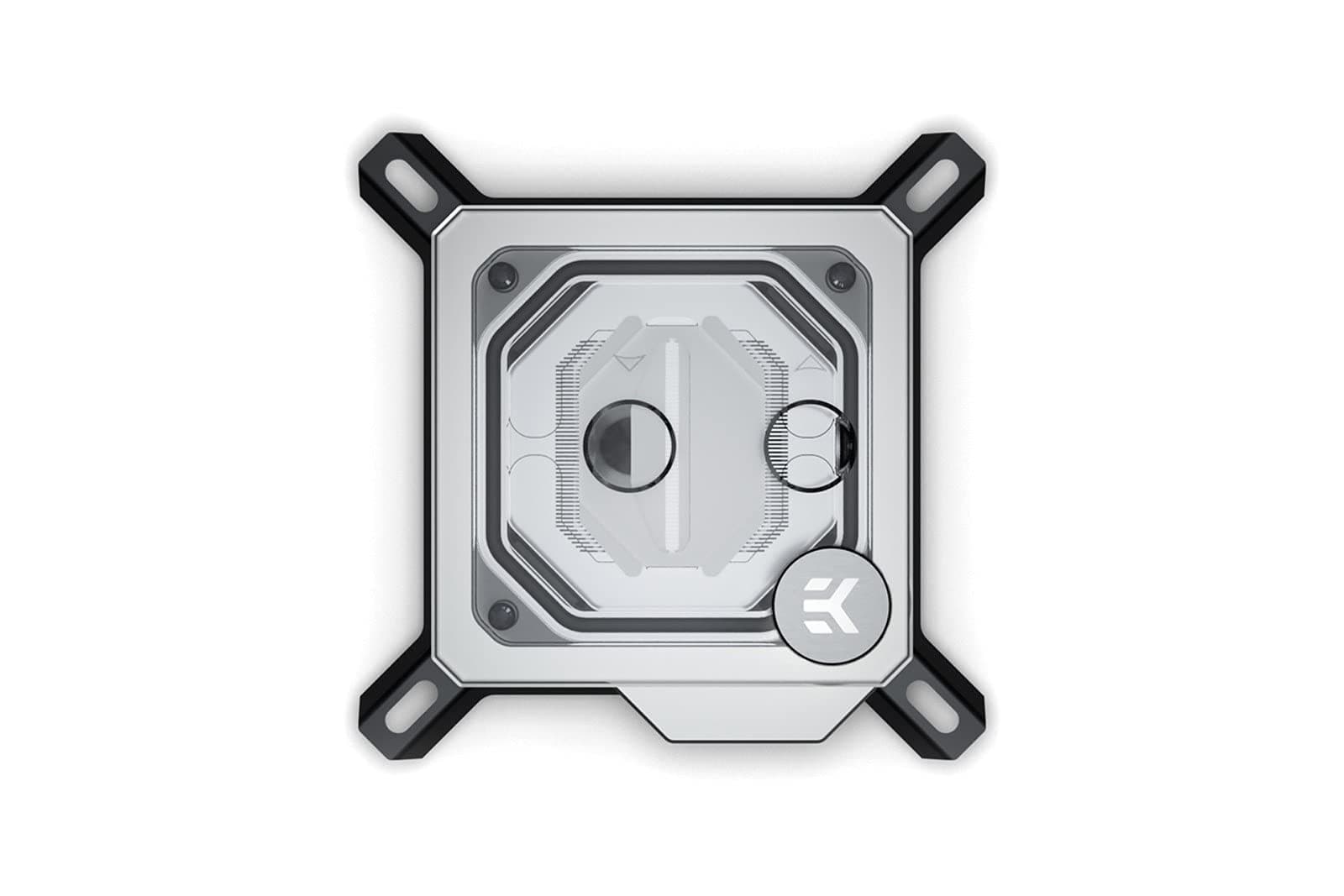 EK Water Blocks EK-Velocity D-RGB Valve - Nickel + Acrylic