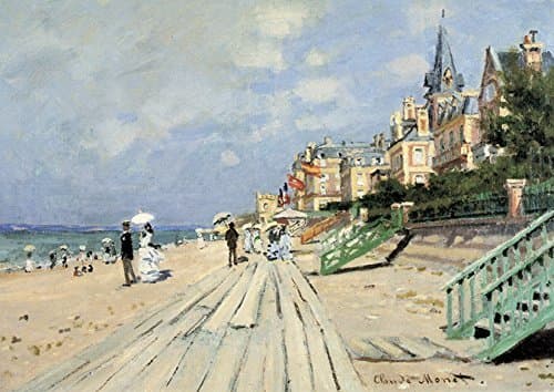 Claude Monet: The Beach at Trouville. Fine Art Print/Poster. Size A1