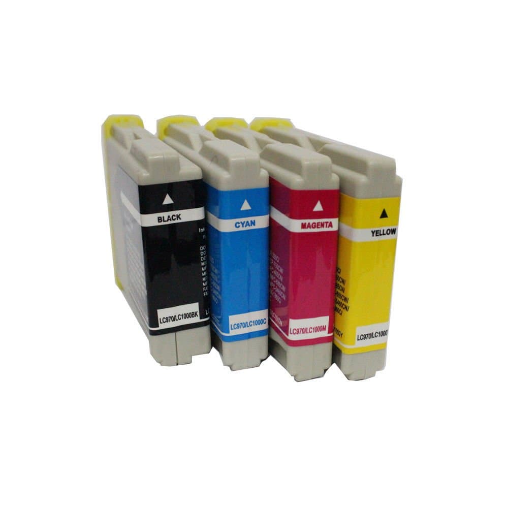 INKTONER 4+ PACK LC51 Ink Cartridge for Brother MFC-3360C MFC-240C MFC-440CN LC-51 LC51