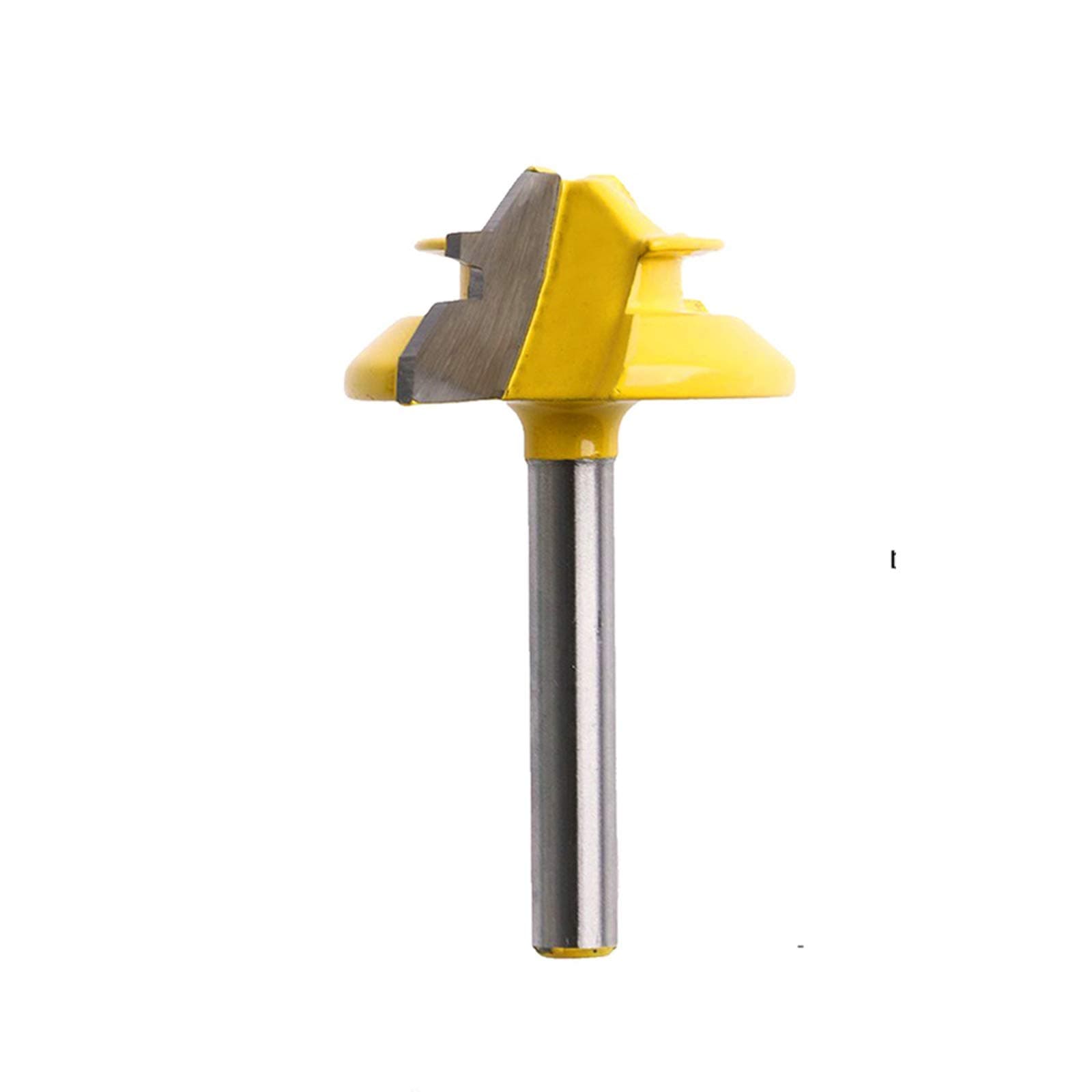 1/4 Inch Shank 45 Degree Lock Miter Router Bit 1/2 Inch Stock Joint Router Bit Woodworking Cutter Tool