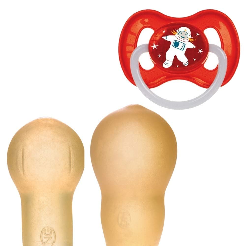 Canpol Space Dummy Cherry Shape Latex (Red, 6-18 m)