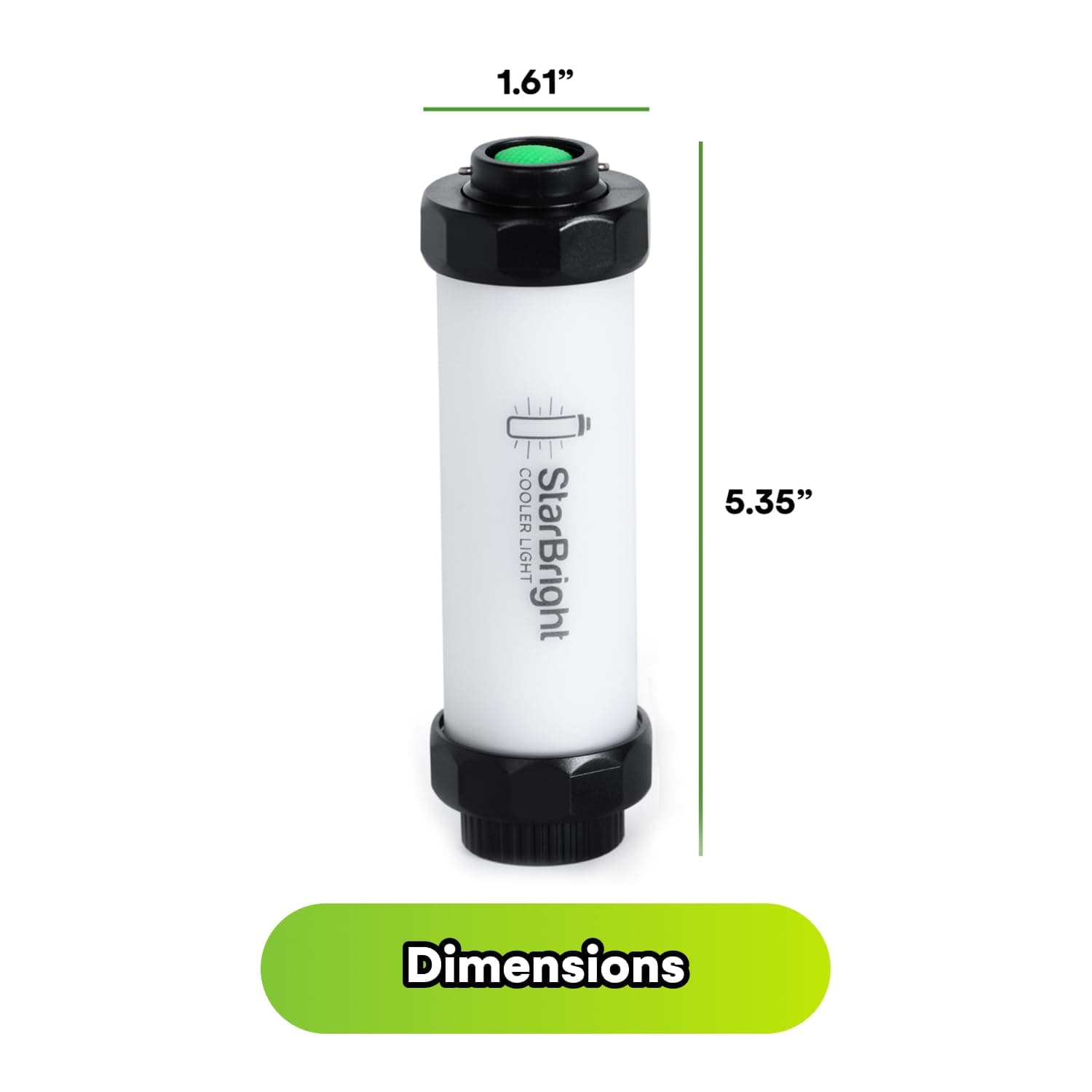 StarBright Rechargeable Cooler Light with USB Charging - Cooler Light for YETI, RTIC, Igloo, Coleman - Waterproof LED - No Installation Required - 5.35x1.61x5.35 Inches - Durable for Outdoor Use