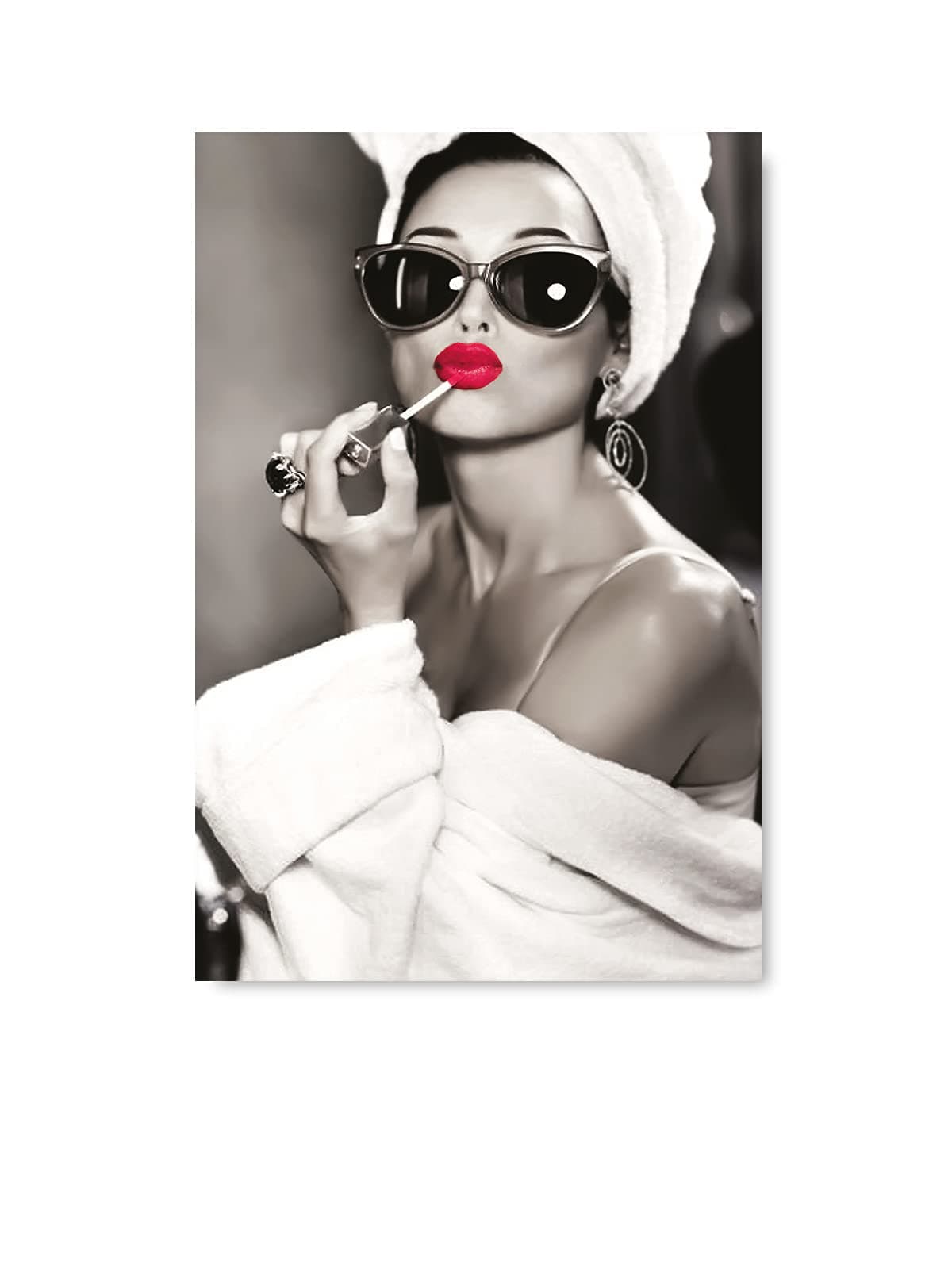 Funny Ugly Christmas Sweater Audrey Hepburn New Photo Poster Pretty Lips Cute Audrey Hepburn Portrait Gift for Her Tiffany 24" x 36"