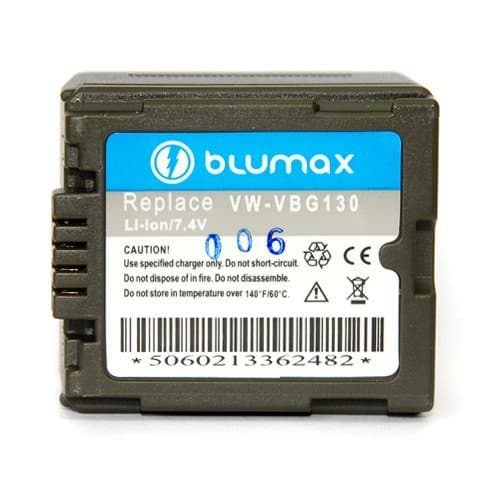 BlumaxVW-VBG130 VBG130 Replacement 1050mAh 7.4V Battery Power Pack for Panasonic AG-HMC84 AG-HMC83 HDC-DX1 HDC-HS9 HDC-HS700 HDC-SD9/9D HDC-TM700 NV-GS90 SDR-H90 VDR-D50