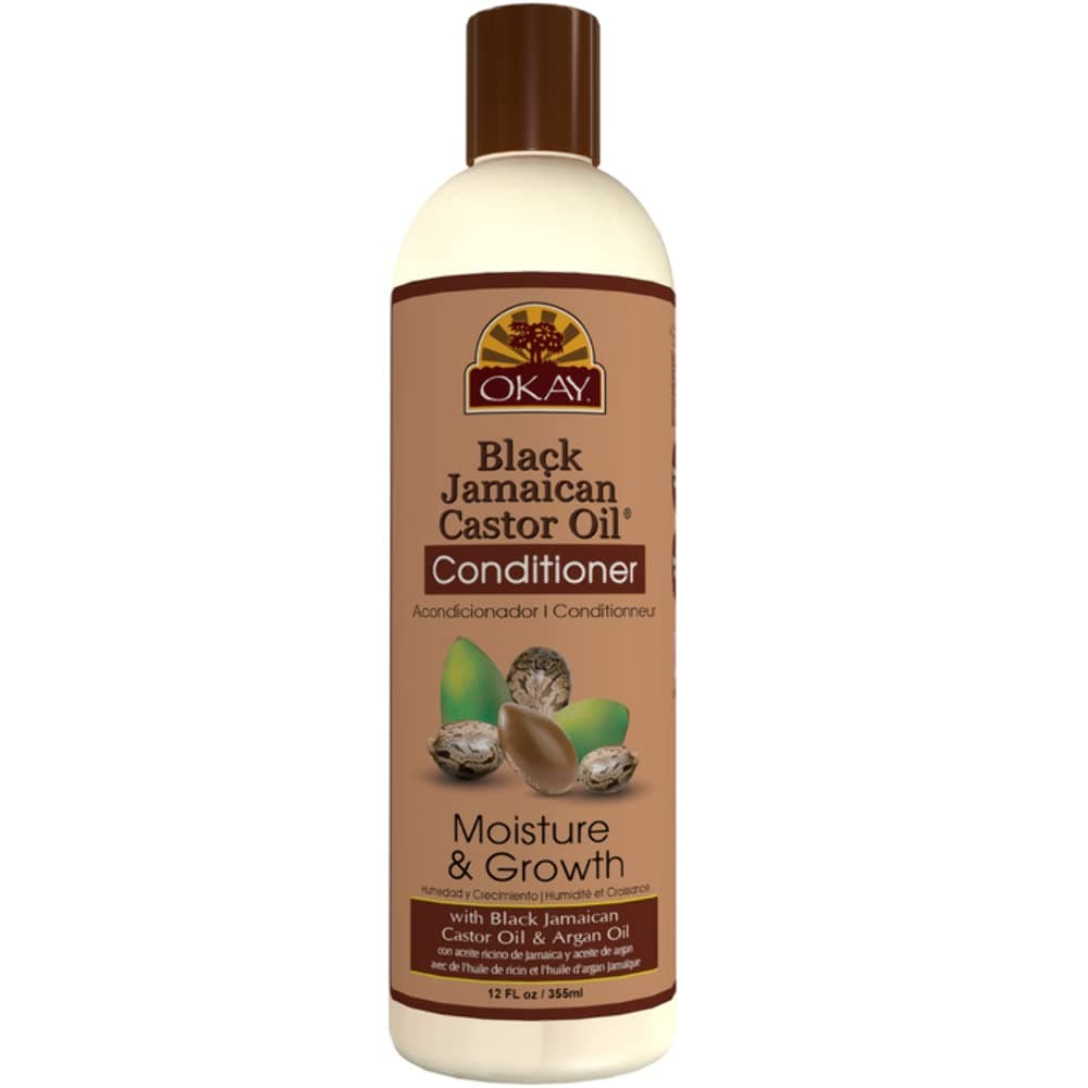 Okay Black Jamaican Castor Oil Conditioner, Moisture & Growth 12 oz
