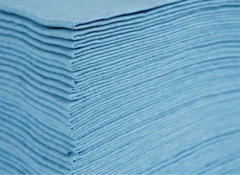 Lint Free Disposable Towels - 12" x 12" - 20 Pound Case - Made in the USA - by RagLady