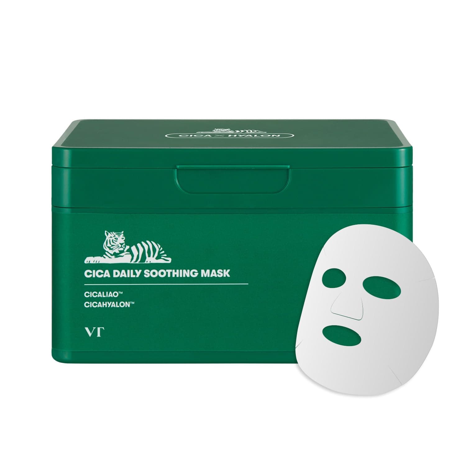 Daily Soothing Mask 30ea, Facial Sheet Mask Pick and Quick Dispenser Type Refreshing Moisturizing Korean Face Mask