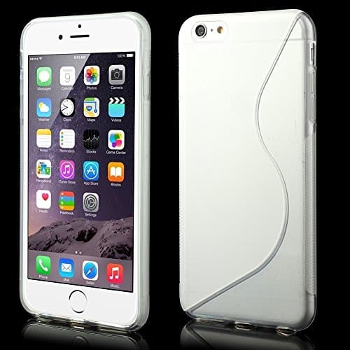 Caseblare S Curve Soft TPU Case for iPhone 6 Plus 5.5 inch - Transparent