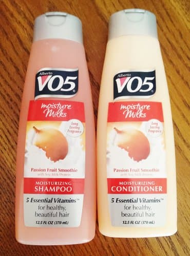 Alberto Vo5 Passion Fruit Smoothie, Moisture Milks, Shampoo & Conditioner Set (One of each)