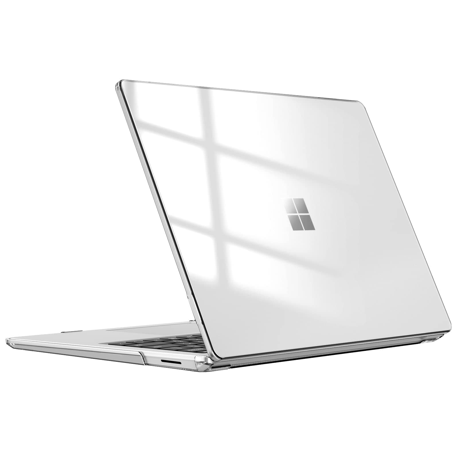Fintie Case for 13.5 Inch Microsoft Surface Laptop 5/4/3 with Metal Keyboard (Model: 1951/1868) - Protective Slim Snap On Hard Shell Cover, Crystal Clear