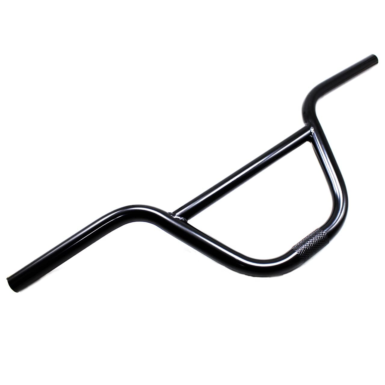 BMX Handlebar Swallow Shaped High-Carbon Steel 585mm 22.2mm Handle Bar Bicycle Parts Bike Accessories,Black, (WS01-CBBK-A)