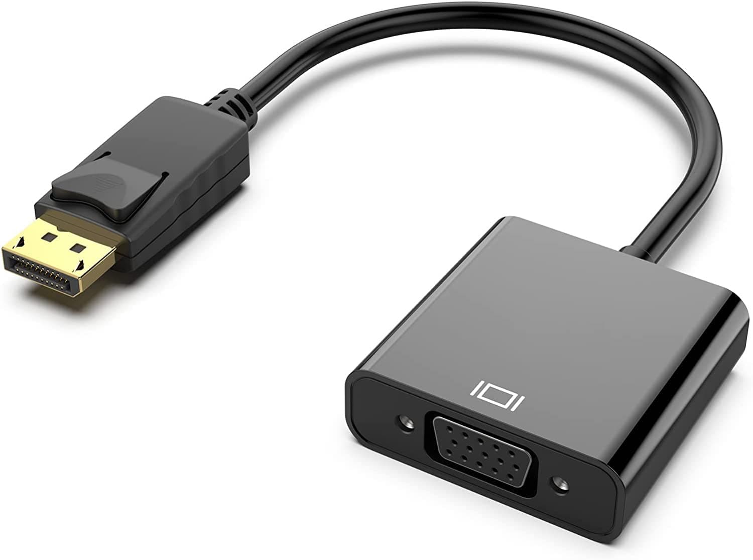 Tobo DisplayPort (DP) to VGA Adapter, Gold-Plated Display Port to VGA Adapter (Male to Female) Compatible with Computer, Desktop, Laptop, PC, Monitor, Projector, HDTV TD-260TC
