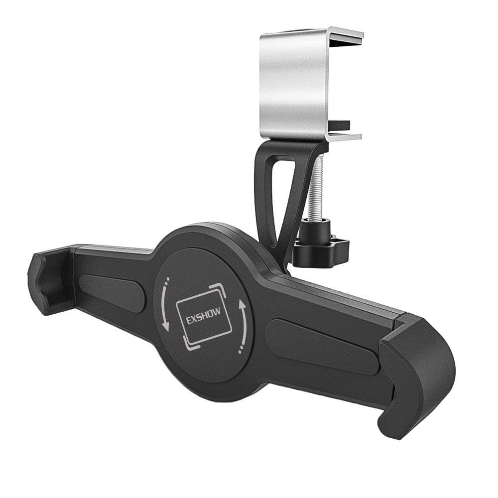 woleyi Tablet Holder, Tab Stand with Steel Arm for 7-10.5" Tablet, Flexible Adjustable Lazy Mount Clamp for Pad iPad Pro Air Mini, Samsung Galaxy Tab, for Kitchen Table Bedside Office Desk Cabinet