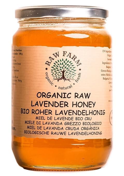 900 g Bio Raw Lavender Blossom Bee Honey