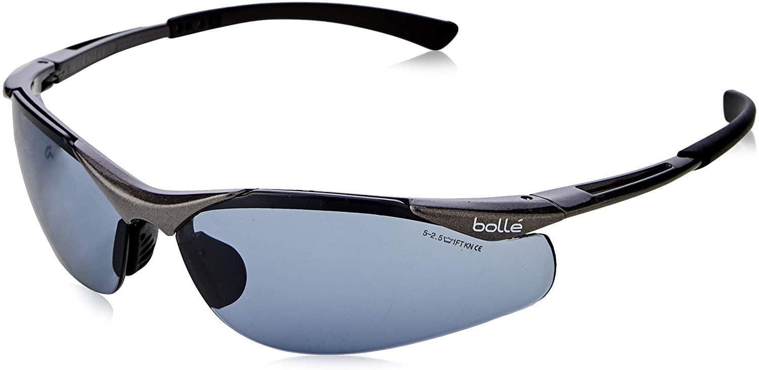 Bolle CONTPSF Contour Safety Glasses - Smoke