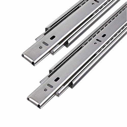 HETTICH-Teliscope Channel Ball Bearing Drawer Channel 350 MM 14 Inch Zinc