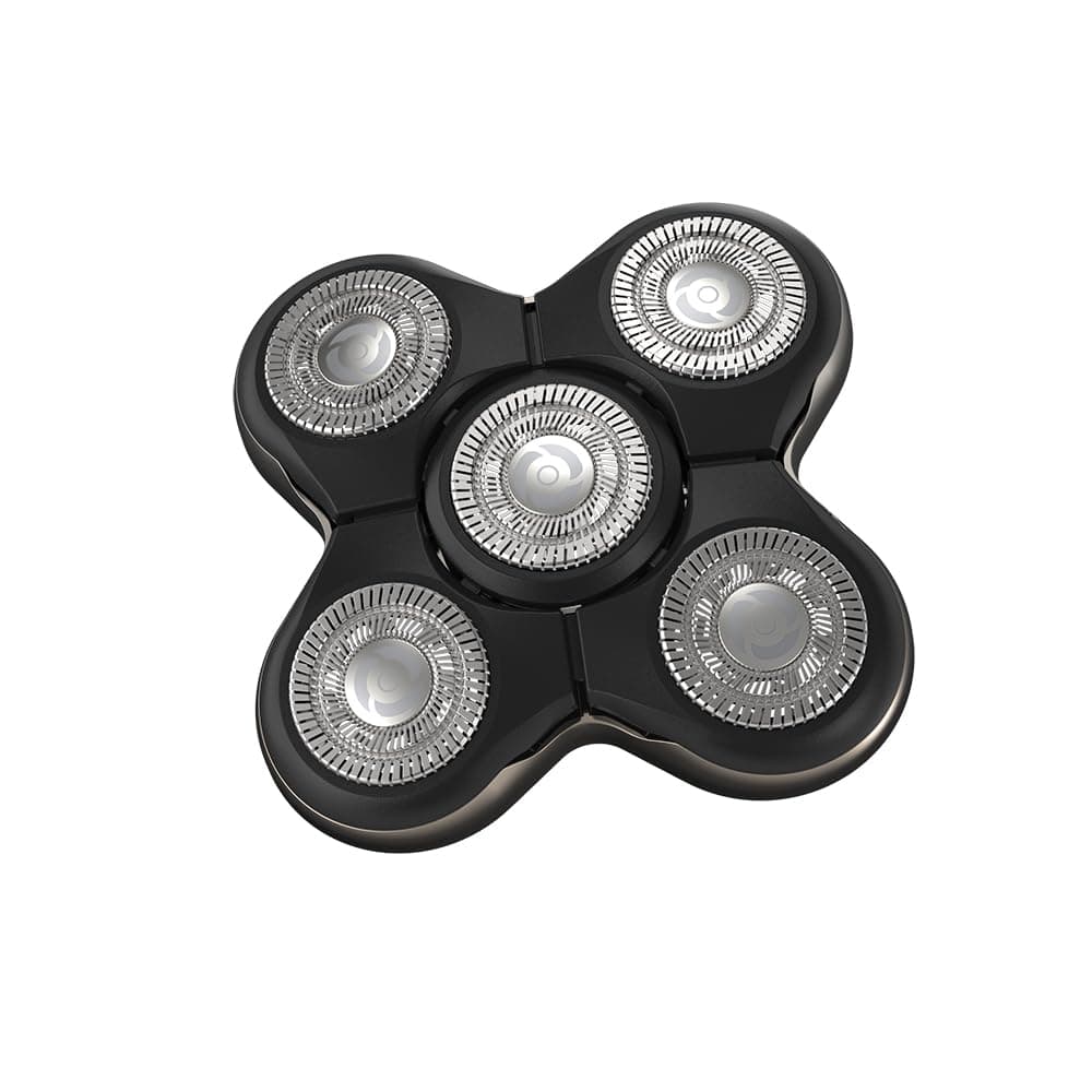 Remington Balder Titanium Replacement Head for Electric Razor for Bald Men with 5 Dual Track Heads, Wet/Dry Precision Shaving, Japanese Grade Steel Blades for Long-Lasting Comfortable Shave