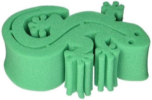 Ruby Red Paint Face Paint Sponge Brush Holder - Gecko Green