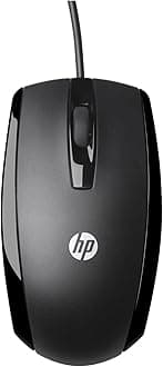HP X500 Wired Mouse - Wired USB Mouse for Windows PC Desktop, Laptop, Mac, Computer, Chromebook, Right or Left Handed Use (E5E76AA#ABA)