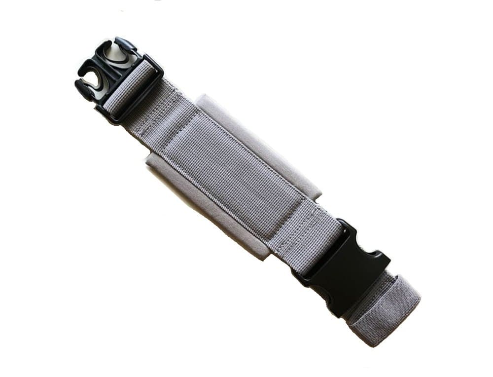 Baby Carrier Waist Belt Extender with Padded Support by Lumiere Baby, (Color: Grey)