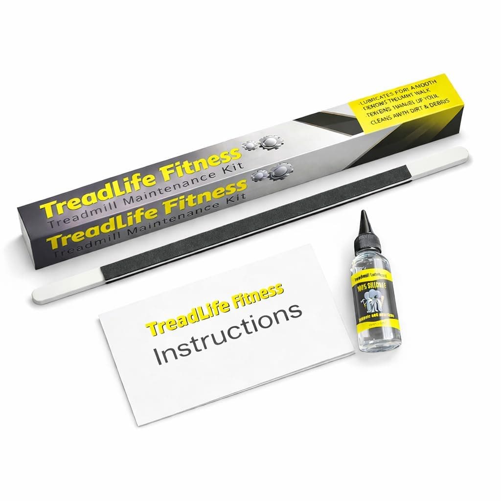 Treadmill Maintenance Kit | 1 Year Supply of Treadmill Lubricant for Belt | 100% Silicone Lube | Extra Wide TruLube Applicator Wand | Directions Included