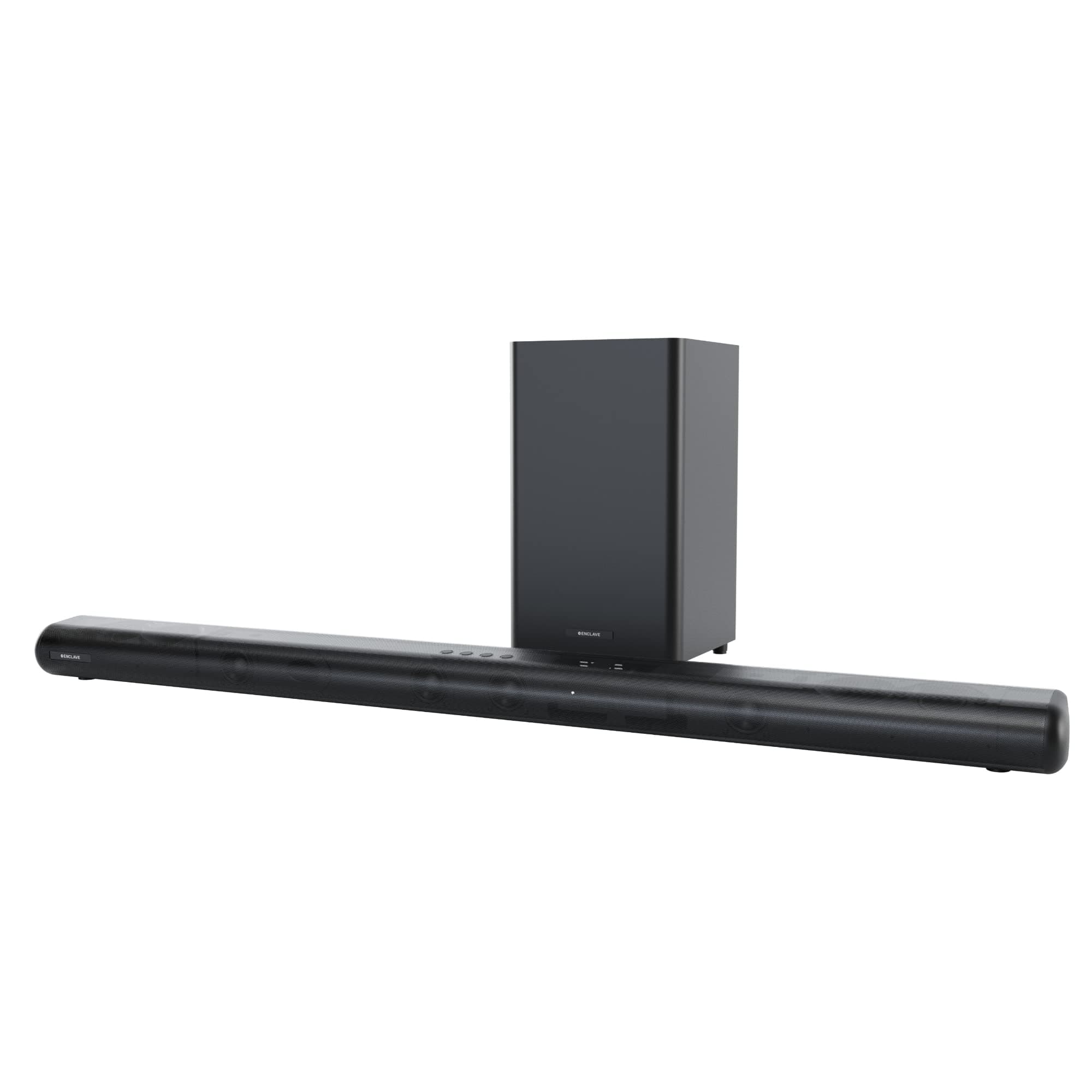 Enclave Eclipse 5.1.2 Dolby Atmos Soundbar with 8” Wireless Subwoofer - Includes 11 Custom Drivers & 8-Inch Subwoofer for Multidimensional Spatial Sound