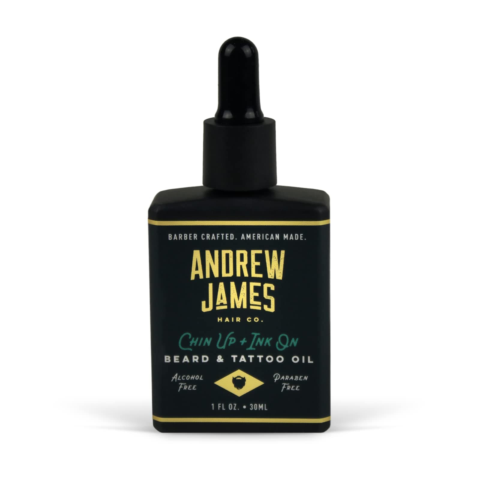 ANDREW JAMES Beard & Tattoo Oil | Non Greasy | Papaya Coconut Scent | Protects Hair and Skin |Sulfate Free|Once A Day | Argan Oil | Sunflower Seed|Copaiba Balsam|Made In USA