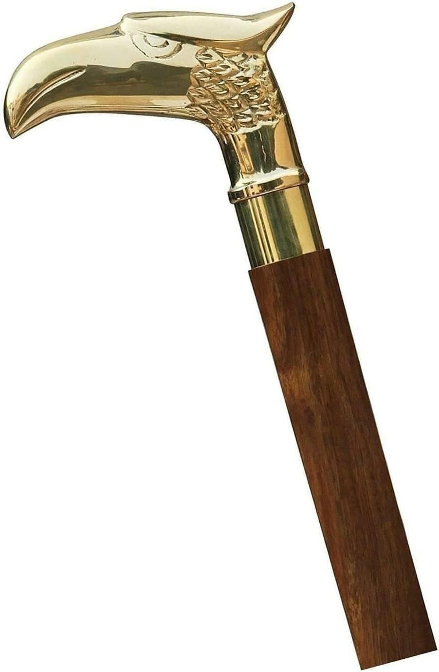 Brass Eagle Head Victorian Style Gentlemen's Cane Designer Wood Walking Stick