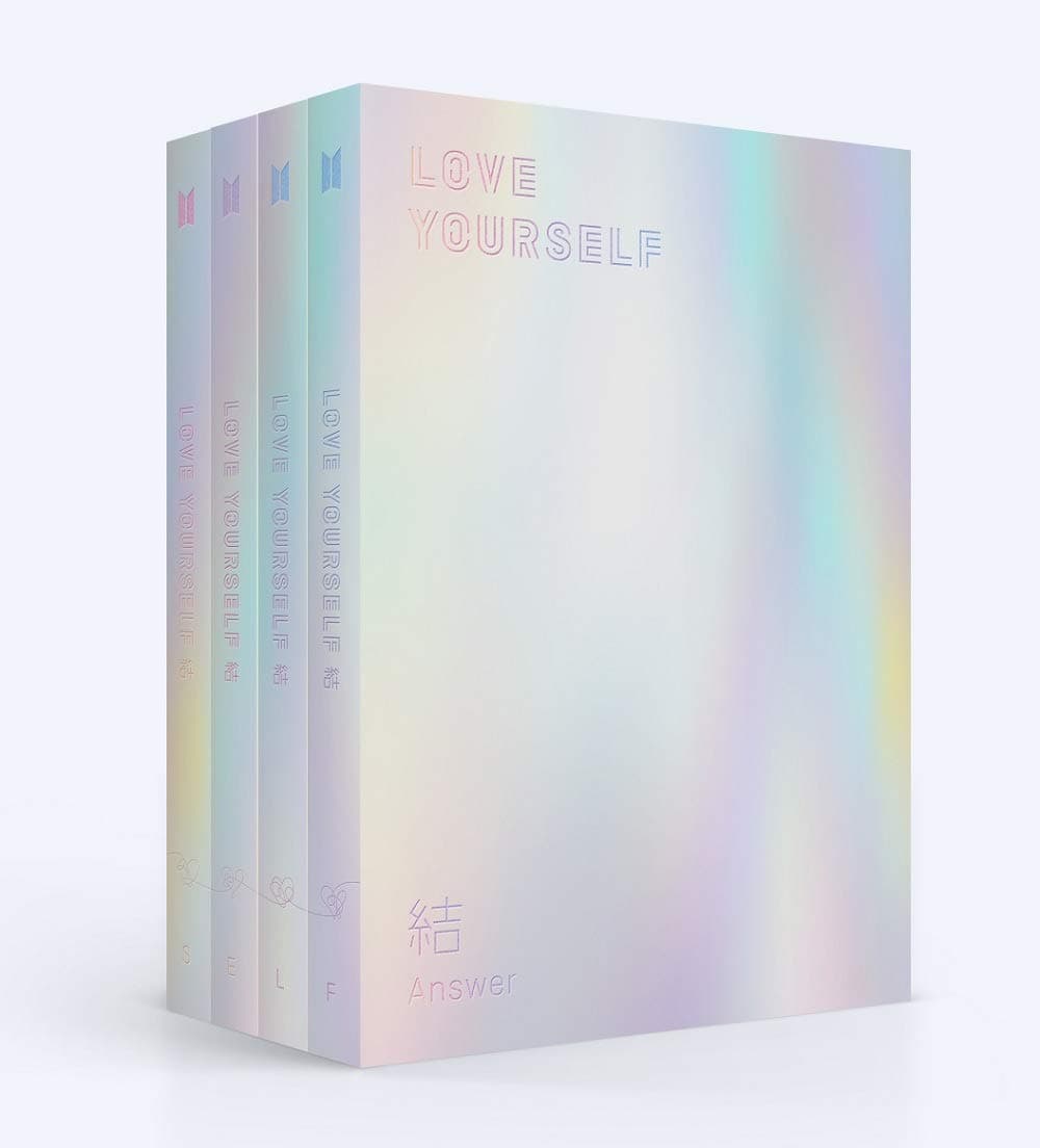 [Love yourself 結 ‘Answer’] 4th Album 4 VER SET 2CD+116p PhotoBook+20p Mini Book+1p PhotoCard+1p Sticker+extra Photocards Set (4p) K-POP Sealed
