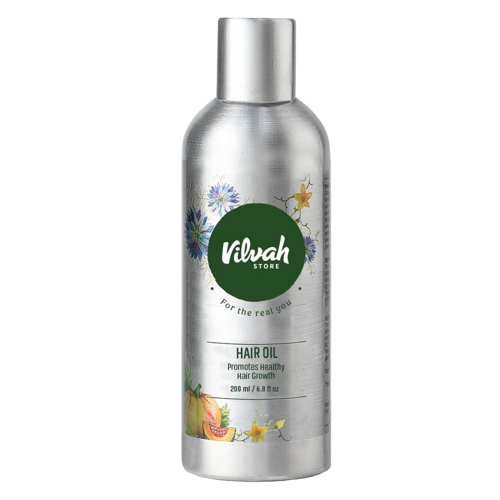 Hair Oil With Black Seed Oil Extracts Reduces Hair Fall and Rejuvenate Hair and Scalp -100% Natural Oils - Vitamin E, 200ml