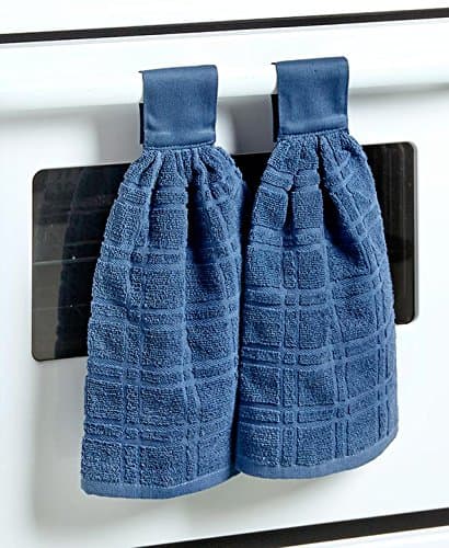 The Lakeside Collection Set of 2 Kitchen Towels - Indigo