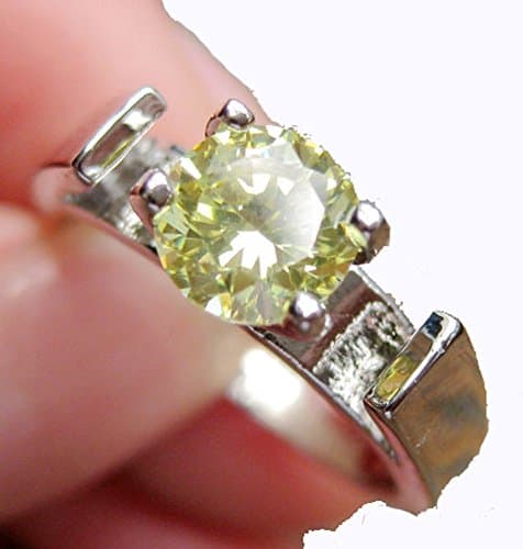 Charmpark Once Upon a Time Peridot Zircon Diamond Snow White Ring