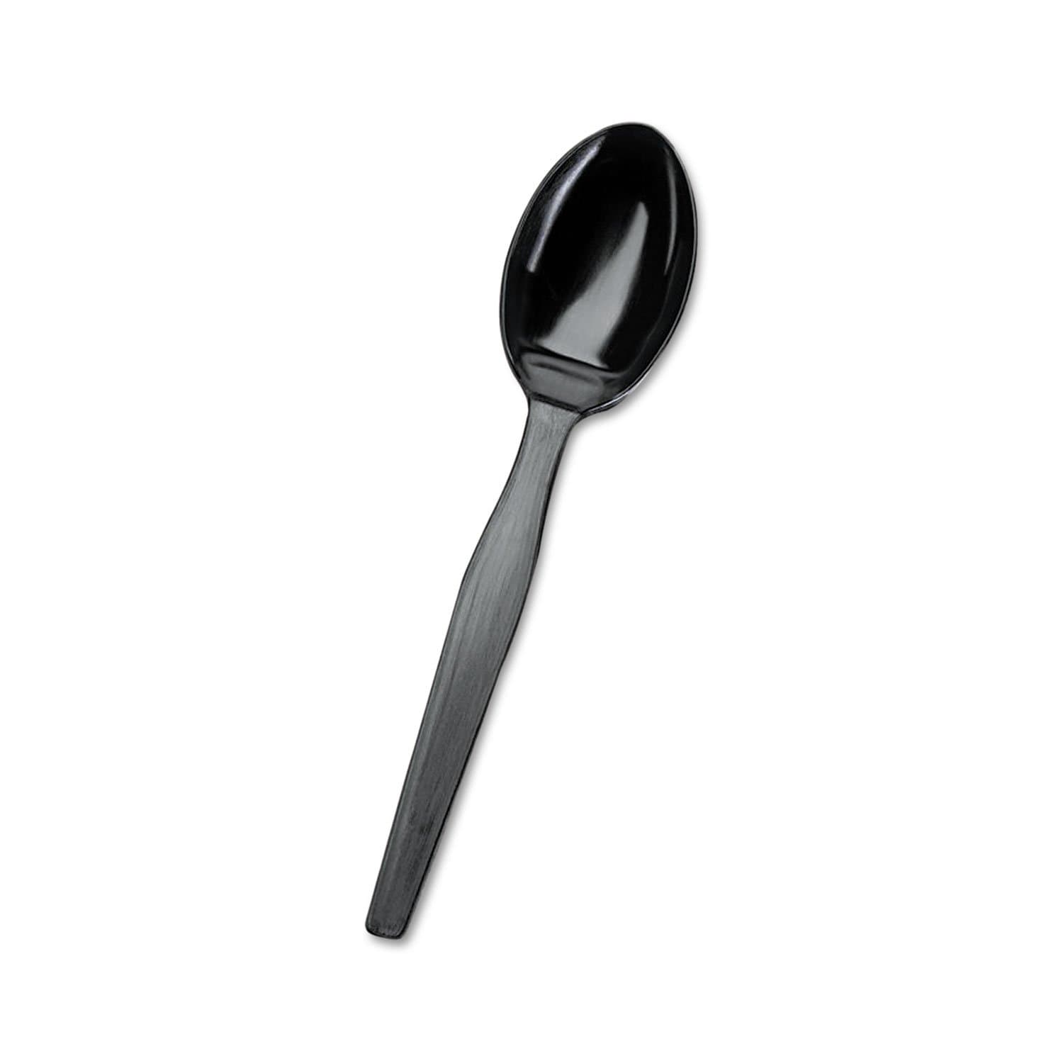 Dixieamp;reg; - SmartStock Plastic Cutlery Refill, Spoons, Black, 24 Packs of 40, 960/Carton - Sold As 1 Carton - Pre-Counted Refills Make restocking Easy.