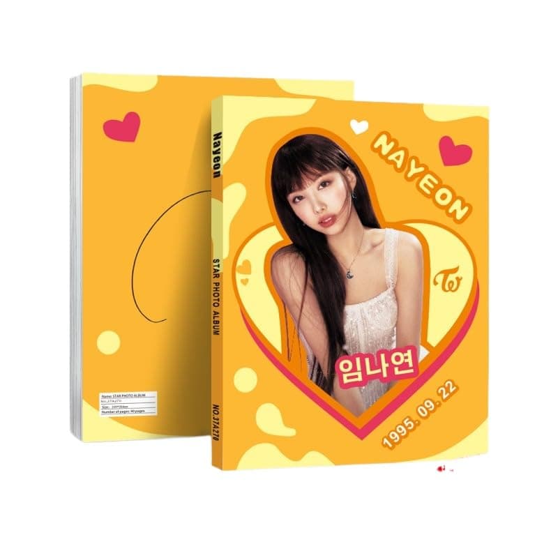 KAIZUKICHINKPOP new star photo collection NAYEON peripheral album Lin Nalian high definition coated paper color printing photo collection (37A270-NAYEON)
