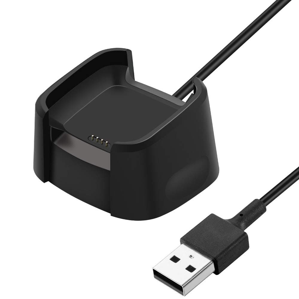 Compatible with Fitbit Versa Charger, Replacement Charging Dock Cable Only for Versa/Versa Lite Smart Watch