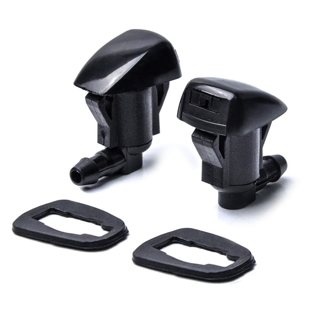 OTUAYAUTO Front Windshield Washer Nozzles - for 04-10 Toyota Sienna | Corolla | Solara | Tundra - Replaces OEM #: 85381-AE020, Spray Jet Kit (pack of 2)