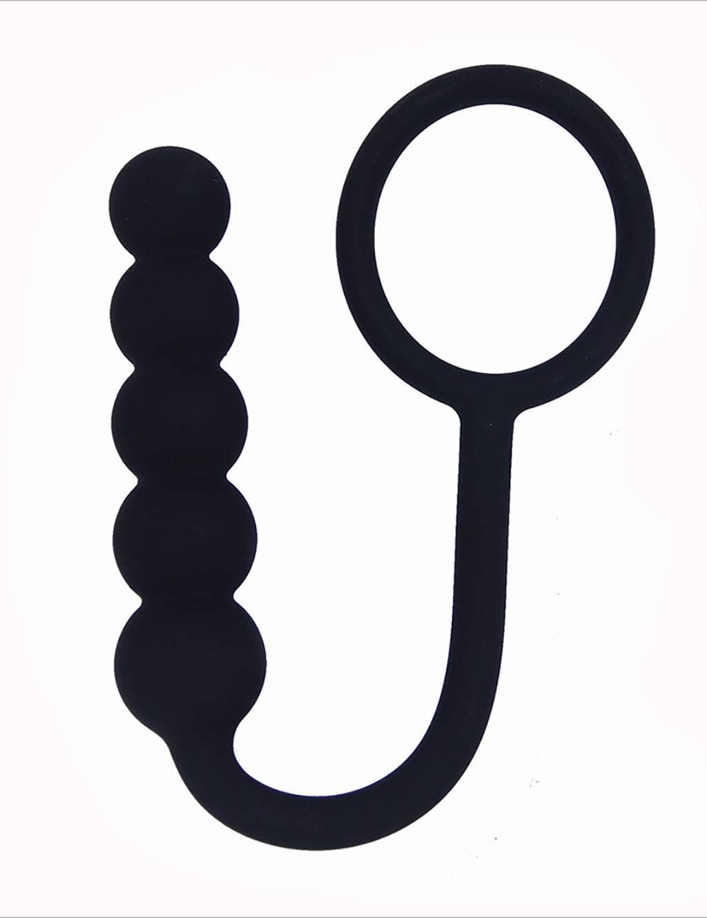 ZLoad Vibr-ations Silicone an-al Beads M-assager with C-ock Ri-ng Butt Pl-UG A-nal Prostate for Men Adult Tshirt