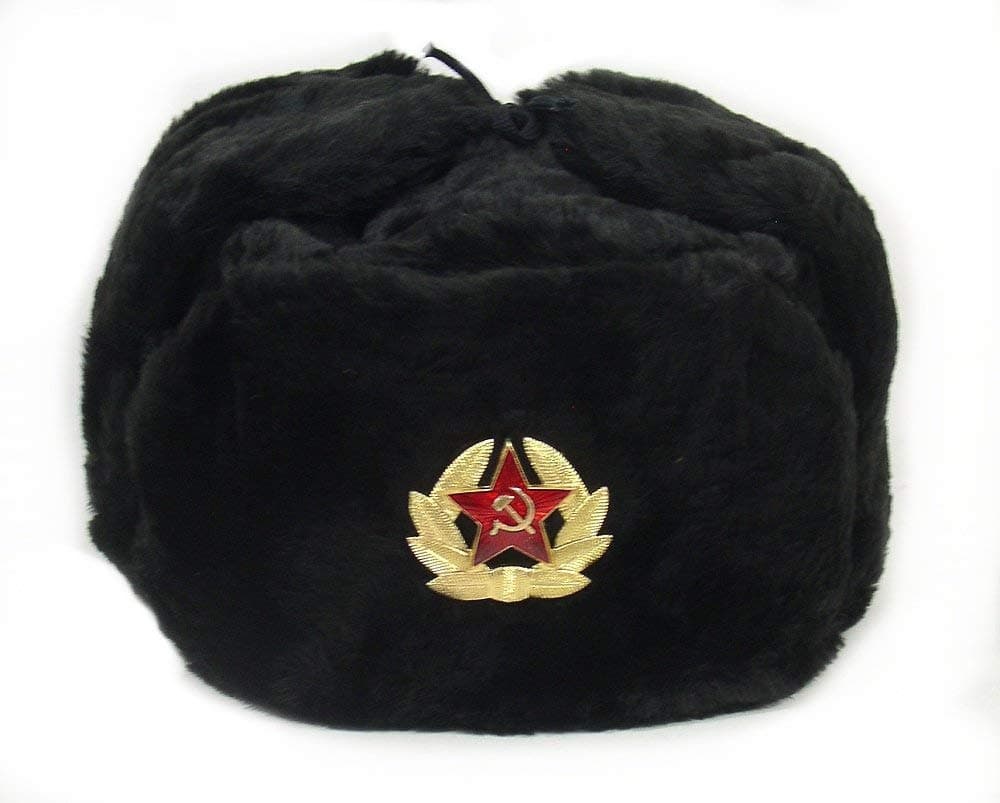 Ushanka-hat Russian Soviet Army Fur Military Cossack