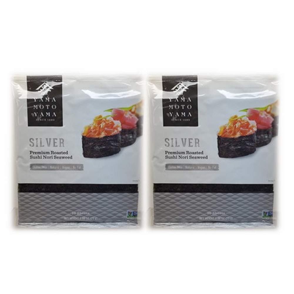 Yama Moto Yama Sushi Nori Silver 25 gms - 10 Sheets (pack of 2)