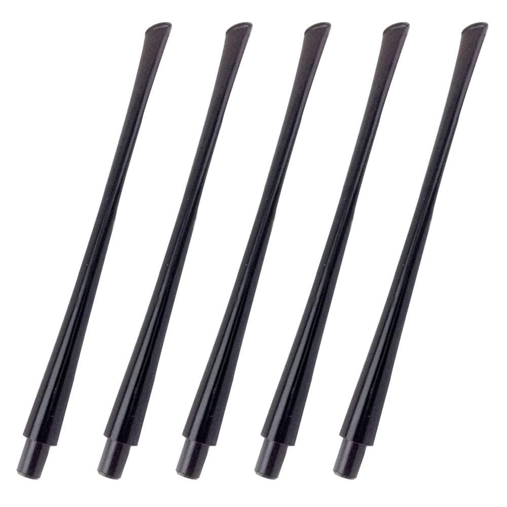 MUXIANG Straight Churchwarden Pipe Stem Replacement Mouthpiece 9mm Filters for Meerschaum Pipes Wooden Pipes BE0046